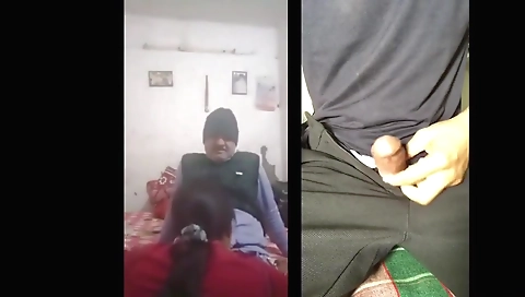 Stepaunty Self Record Sex Video Porn Reaction // Punjabi Couple Punjabi Language Hindi Audio