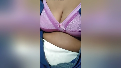 Indian Desi Bhabhi Dammi Enjoying Her Self 55
