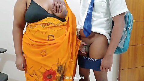 College Students In Indian Teacher Having Affair With Student 18+