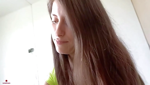 My Horny Stepsister Offers Me A Quickie And I Fuck Her Hard Alone