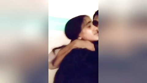 Today Exclusive-cute Paki Chick Boobs Pressing By Lover 1