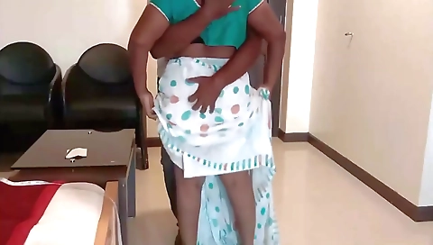 Tailor Fucking House Wife Taking Measurement For Blouse